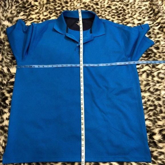 Beverly Hill Polo Club Blue Polo Golf T Shirt Mens Plus Size 2XLT - Picture 3 of 5